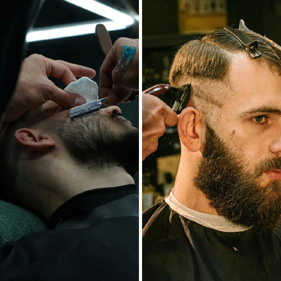 Corte y barba